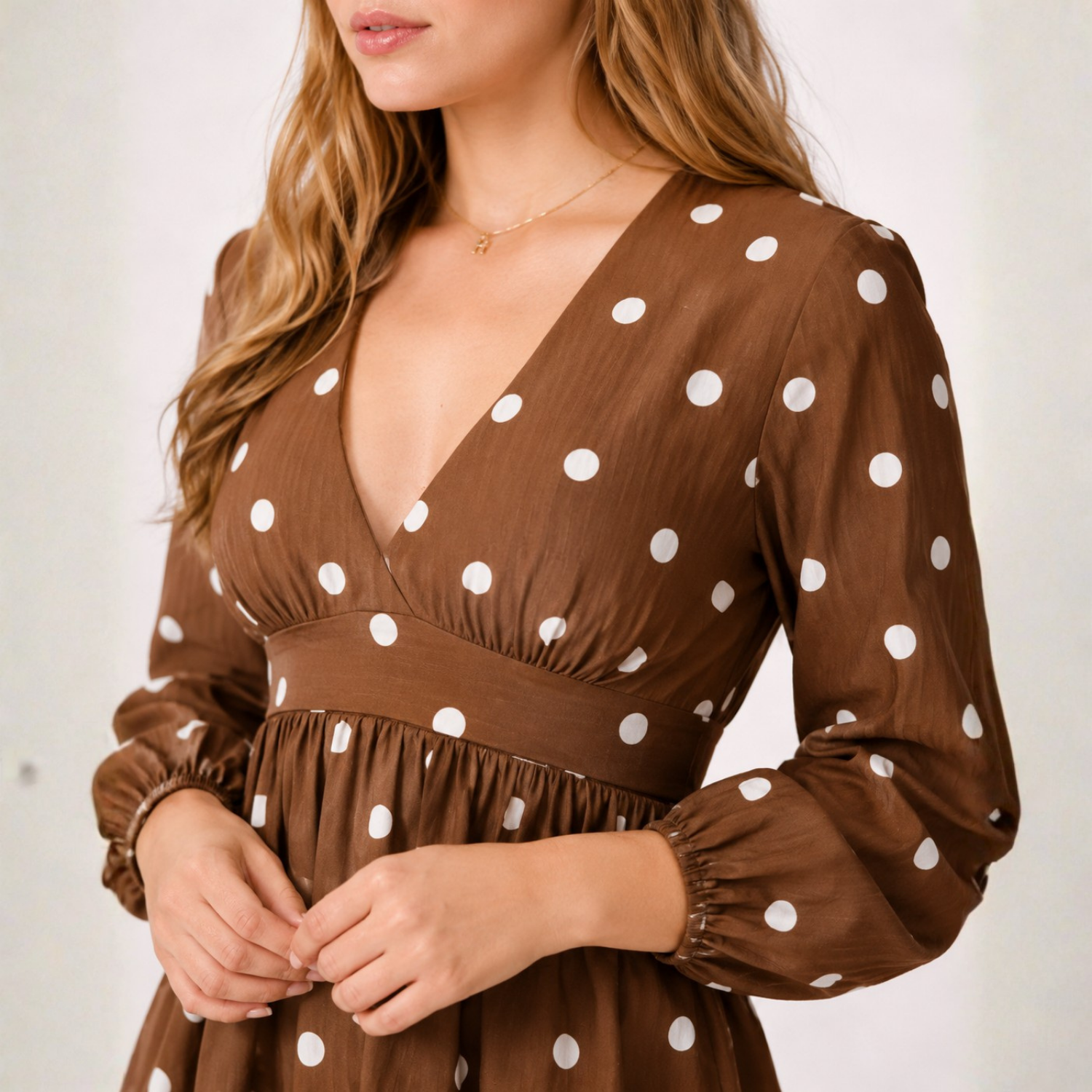 Golden Hour Polka Dress — alternate view